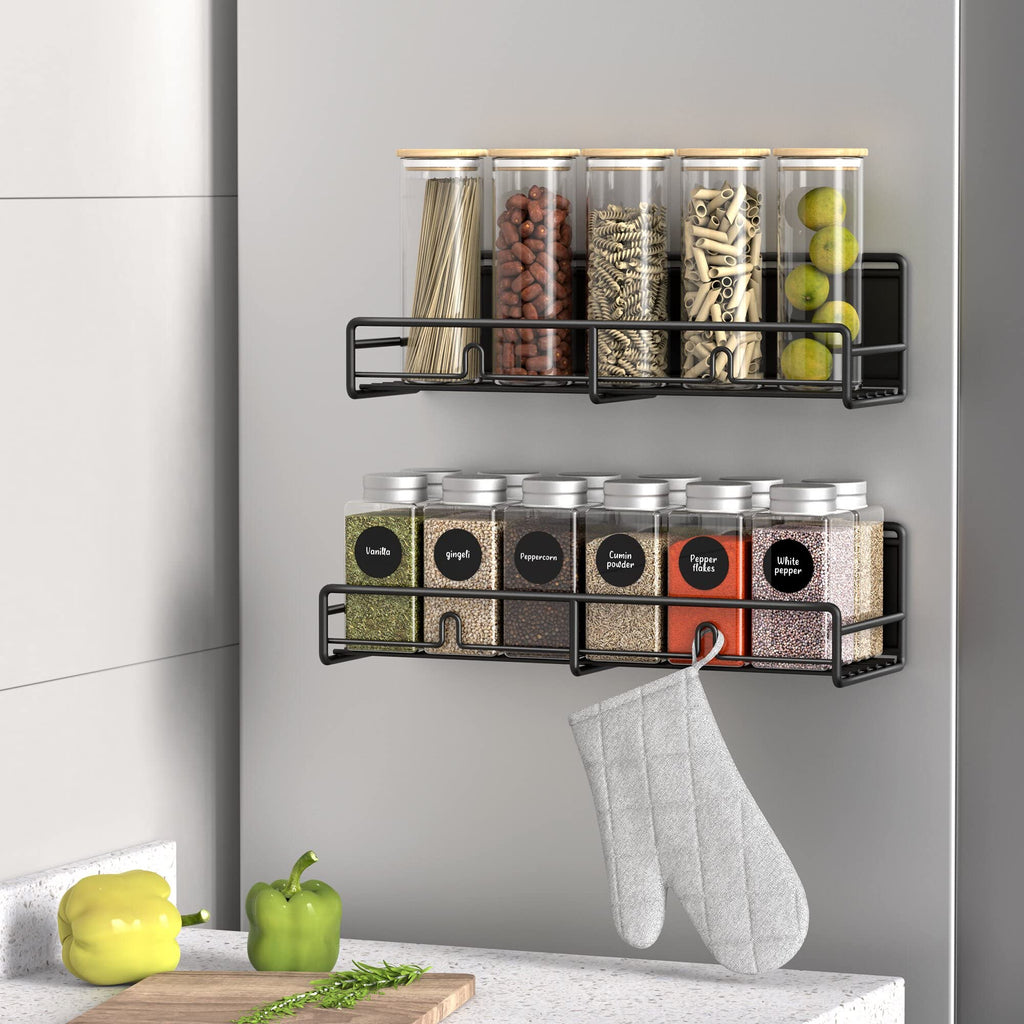 MagnaRack 2 Pack Spice Organizer for Fridge and Microwave
