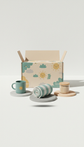 Subscription Box Packaging With Cheerful Graphics