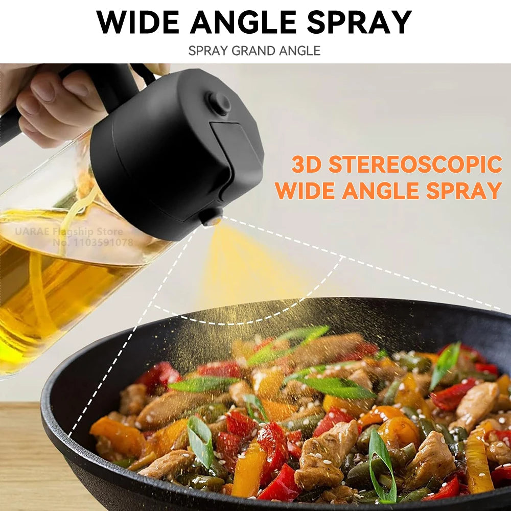 2-in-1 Oil Spray Bottle – Spray, Pour & Cook Smarter