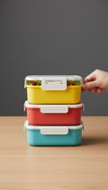 Stackable Lunchbox Set with Leakproof Lids