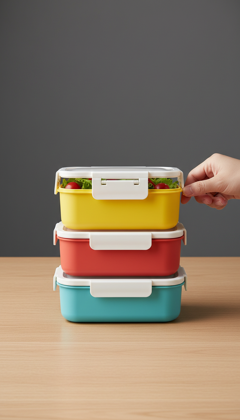 Stackable Lunchbox Set with Leakproof Lids